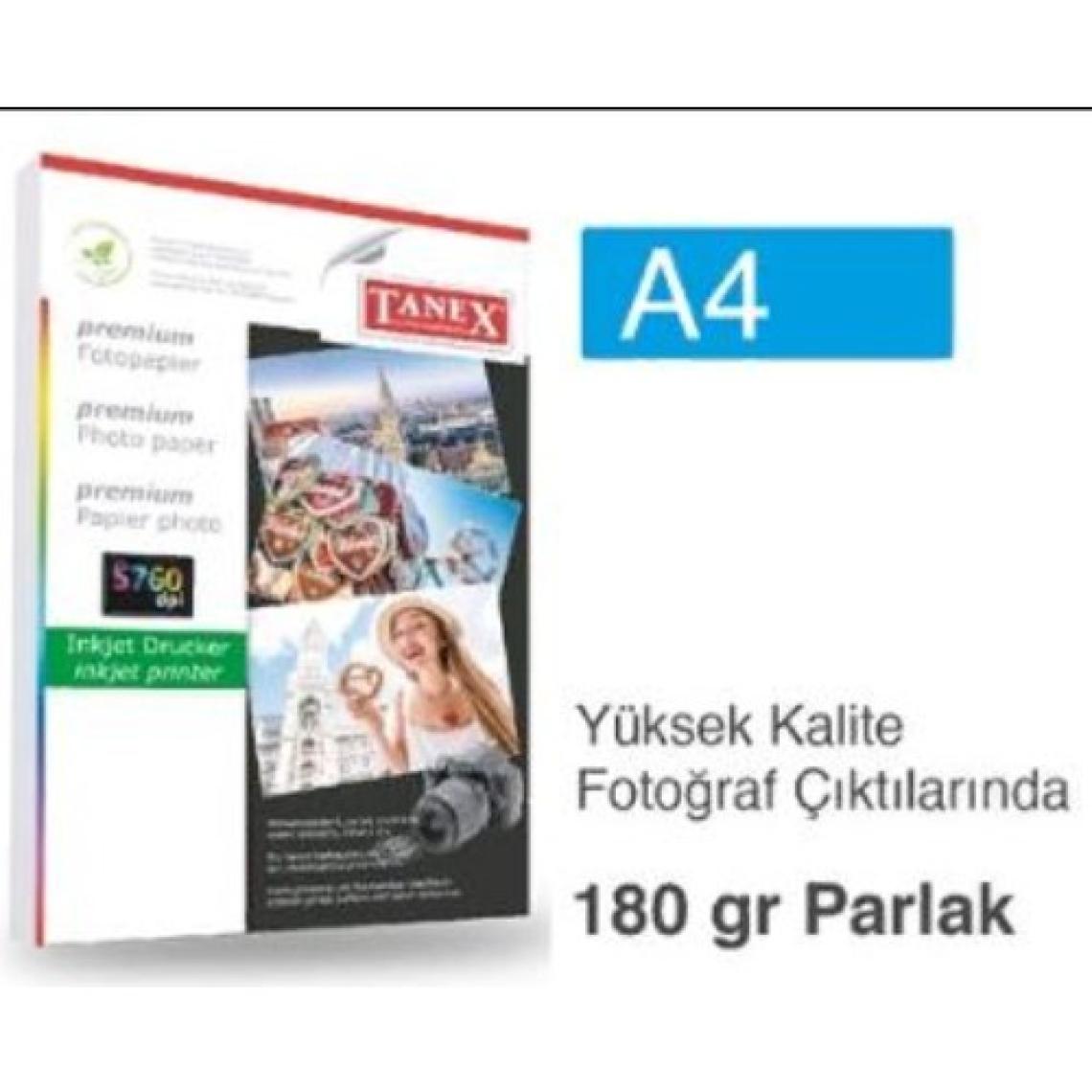 Tanex Tanex Fotoğraf Kağıdı A4 180GR 25 Adet