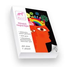 Rovi Fine-Art Mıknatıslı Fotoğraf Kağıdı - 640Gsm - 1Yp - A6