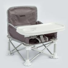 Nanny Deluxe Portatif Katlanabilir Mama Sandalyesi Koyu Gri