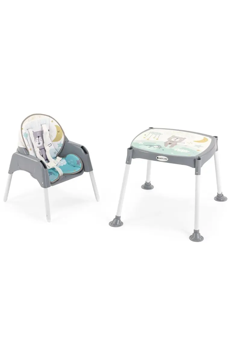 Safe Line Pocket  Mama Çalışma Masalı Pedli Mama Sandalyesi