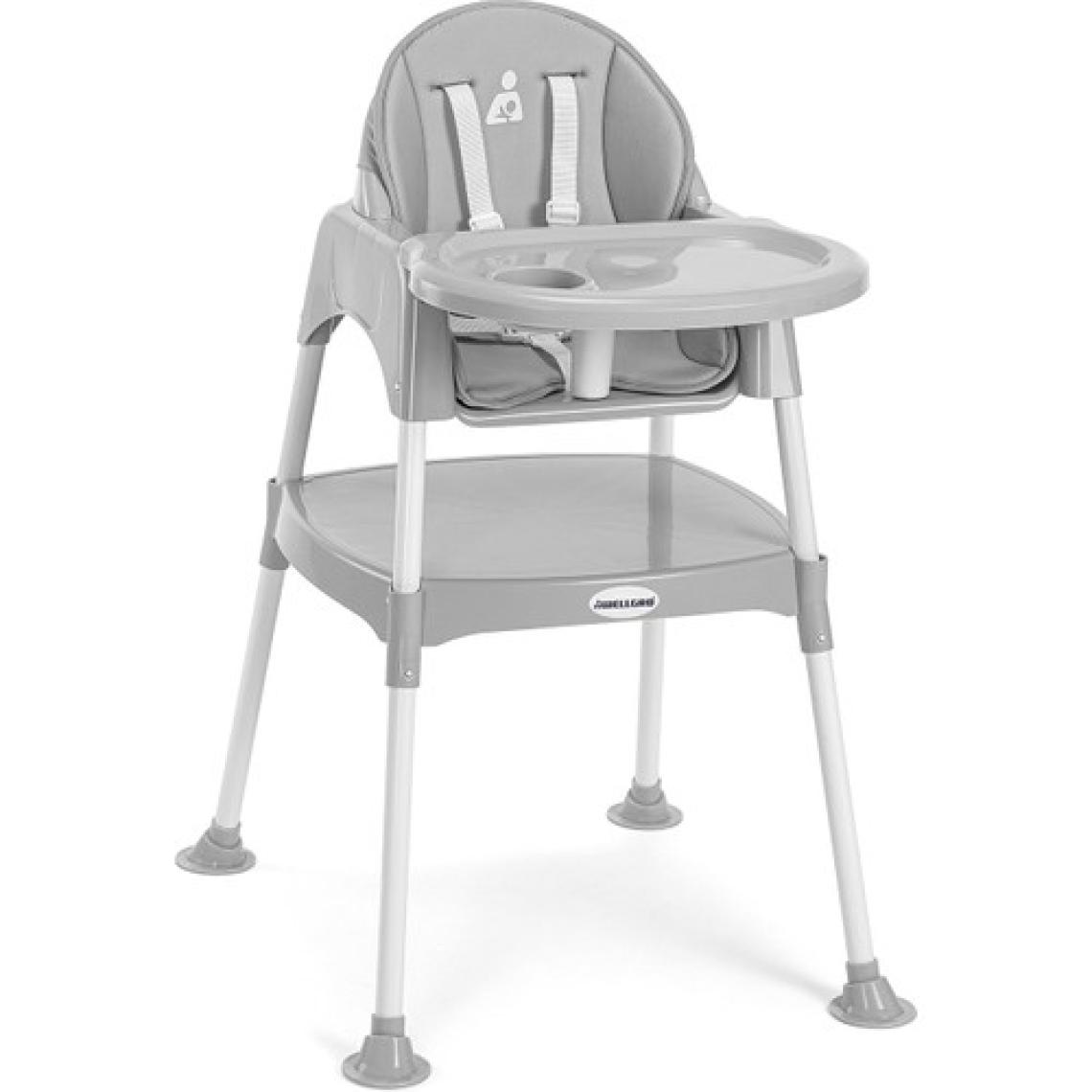 Wellgro Pretty 3 in1 Çalışma Masalı Mama Sandalyesi Gri