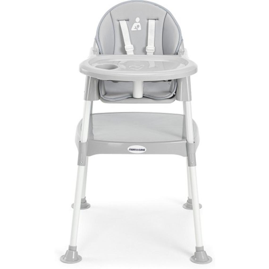 Wellgro Pretty 3 in1 Çalışma Masalı Mama Sandalyesi Gri