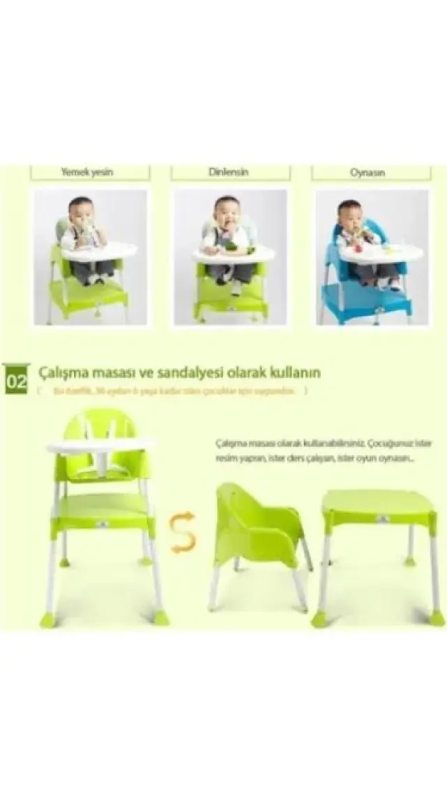Moje Mama Sandalyesi Kılıflı Set - Pembe
