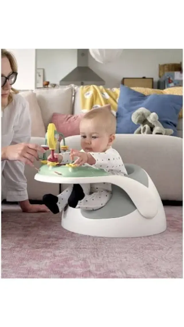 Mamas Papas Baby Snug Pebble Grey Oyun Tepsili Bebek Oturağı