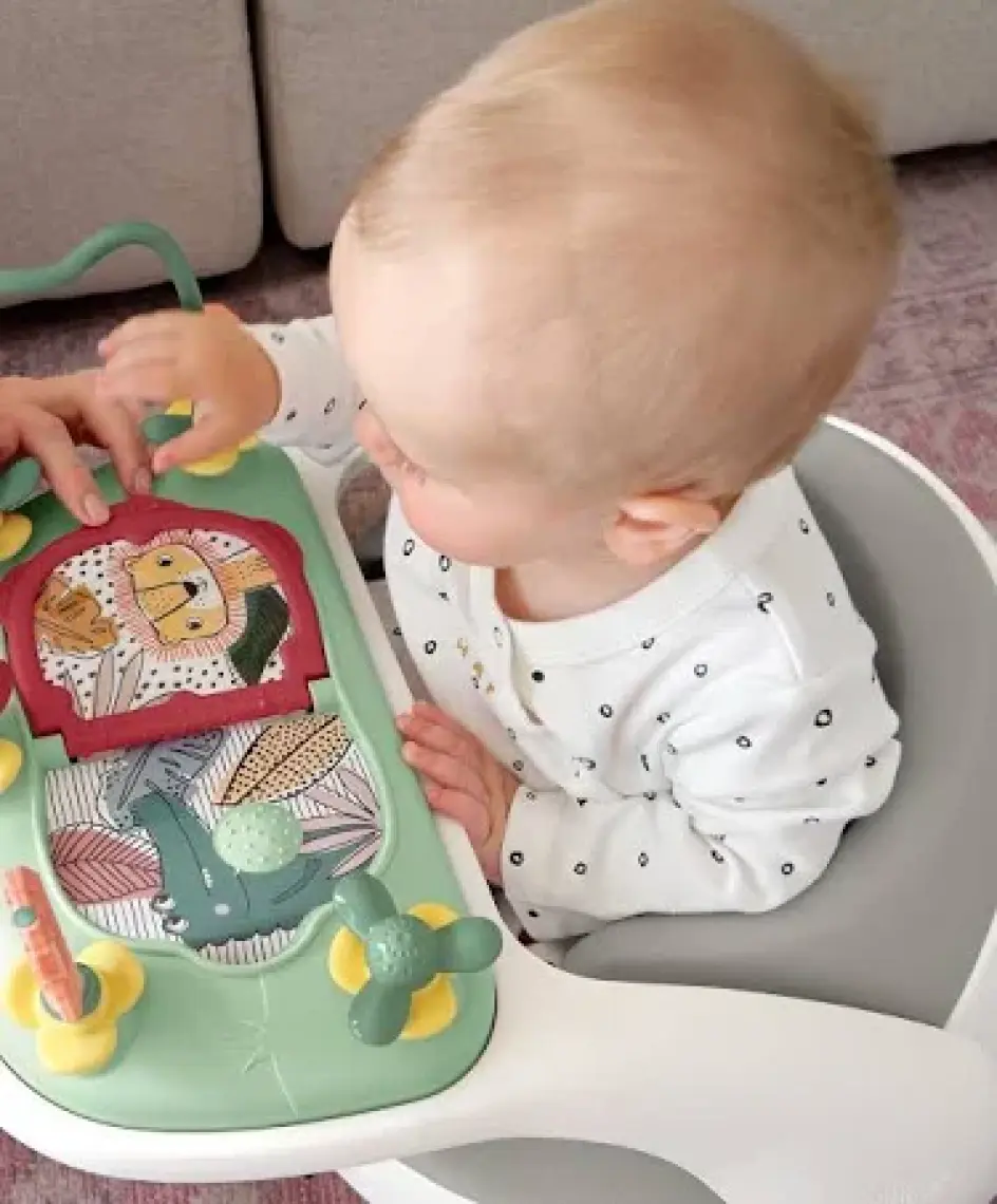 Mamas Papas Baby Snug Pebble Grey Oyun Tepsili Bebek Oturağı