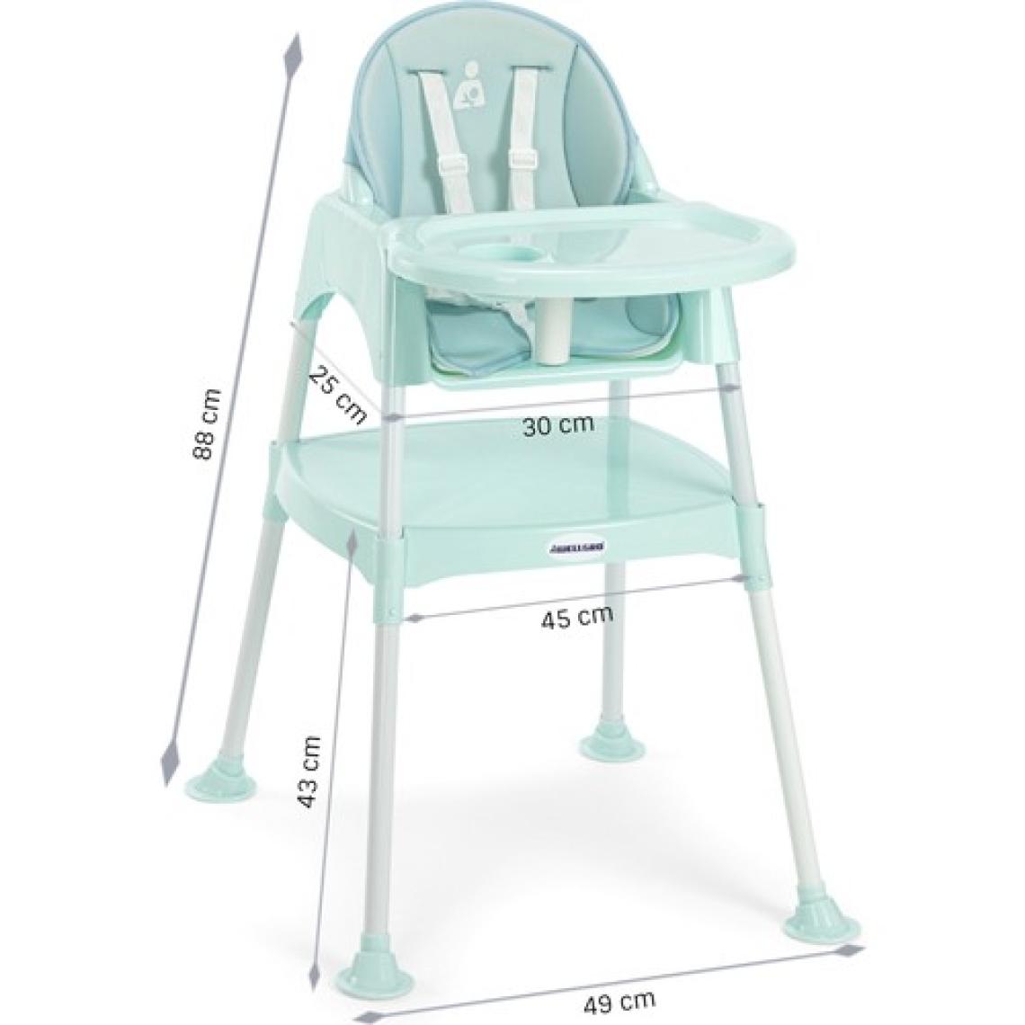 Wellgro Pretty 3in1 Çalışma Masalı Mama Sandalyesi