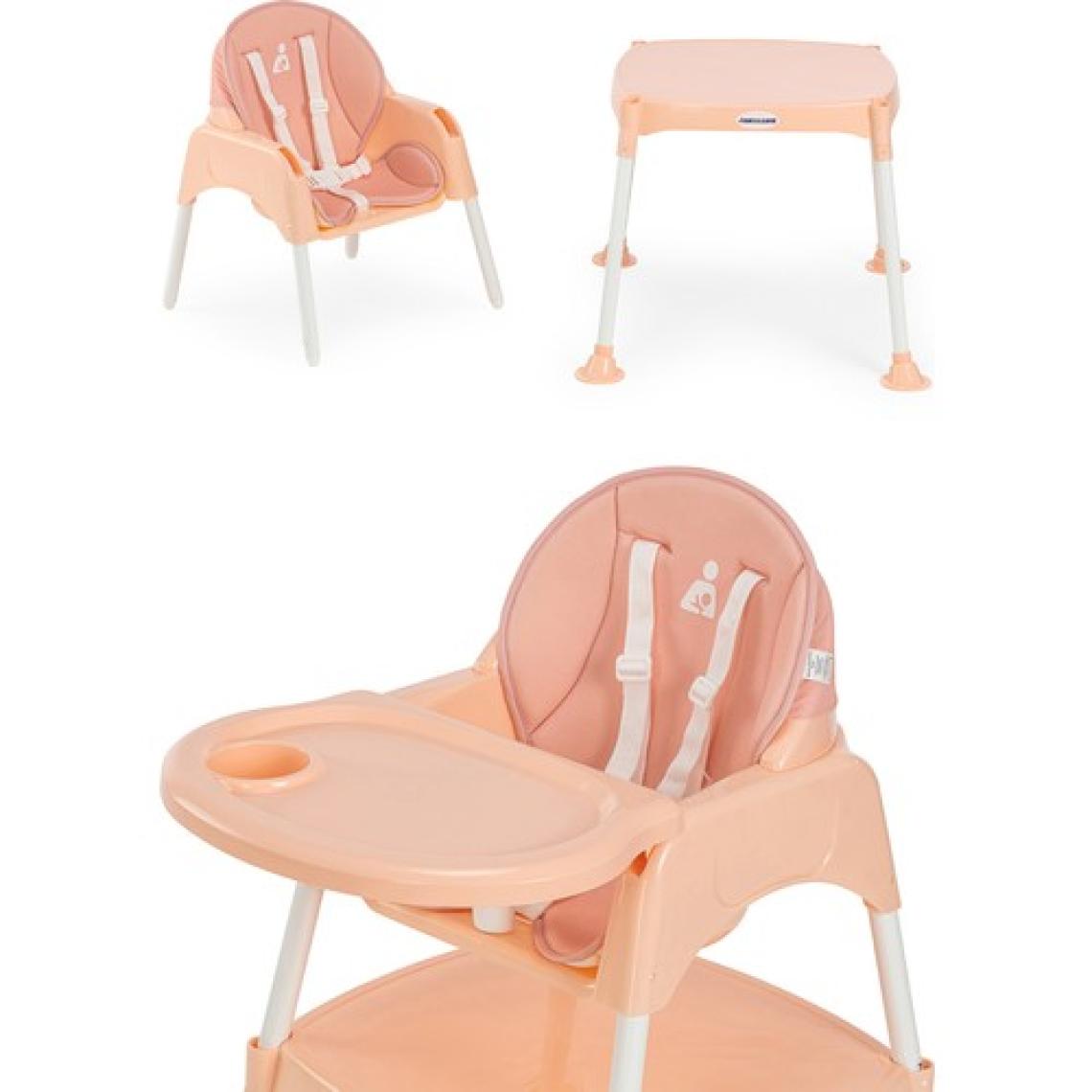 Wellgro Pretty 3in1 Çalışma Masalı Mama Sandalyesi