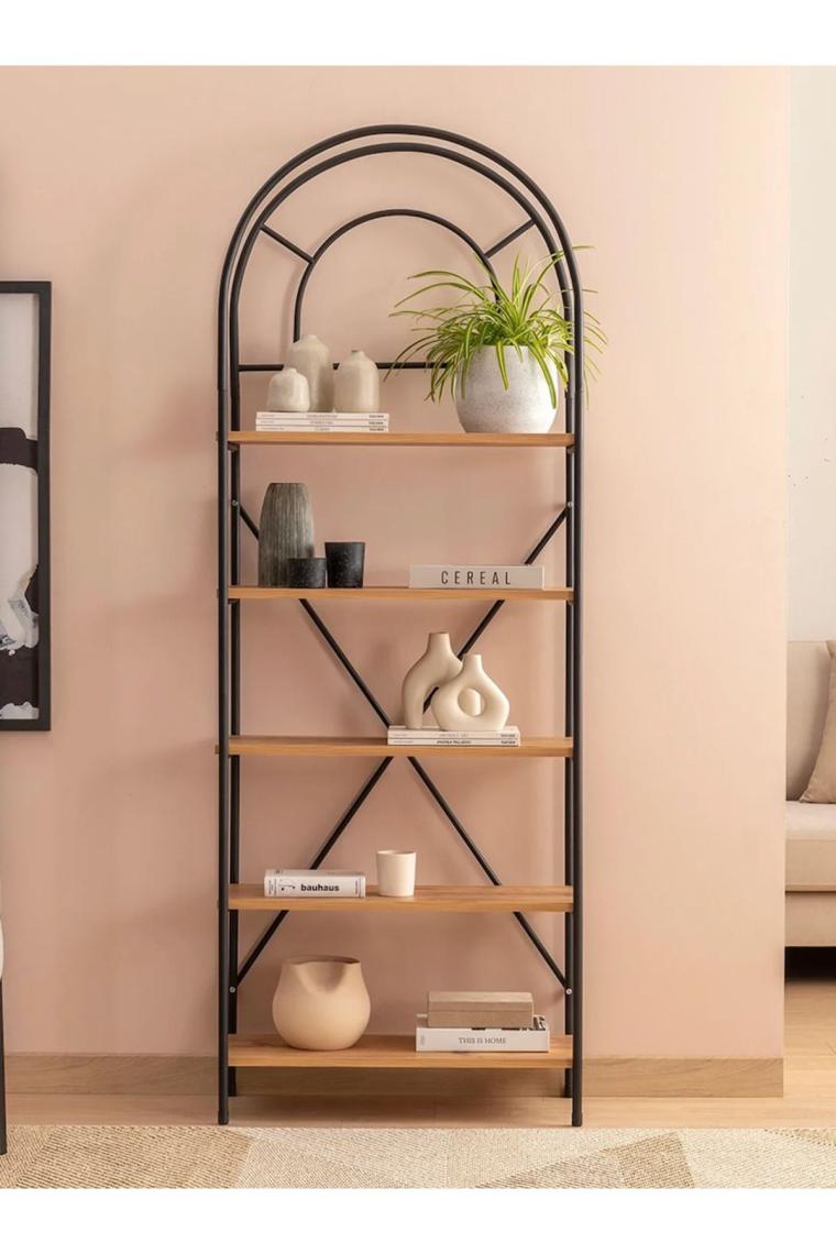 Kitaplık 5 Katlı Raf Çok Amaçlı Raf Kitaplık 5176