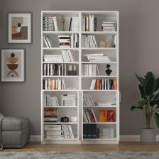 Asra Trend %100 MDFLAM Beyaz Kapaklı Kitaplık K-39