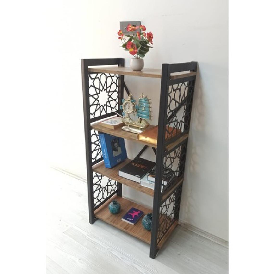 Adım Shops Desenli Lazer Kesim Metal Raf