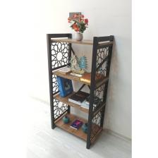 Adım Shops Desenli Lazer Kesim Metal Raf