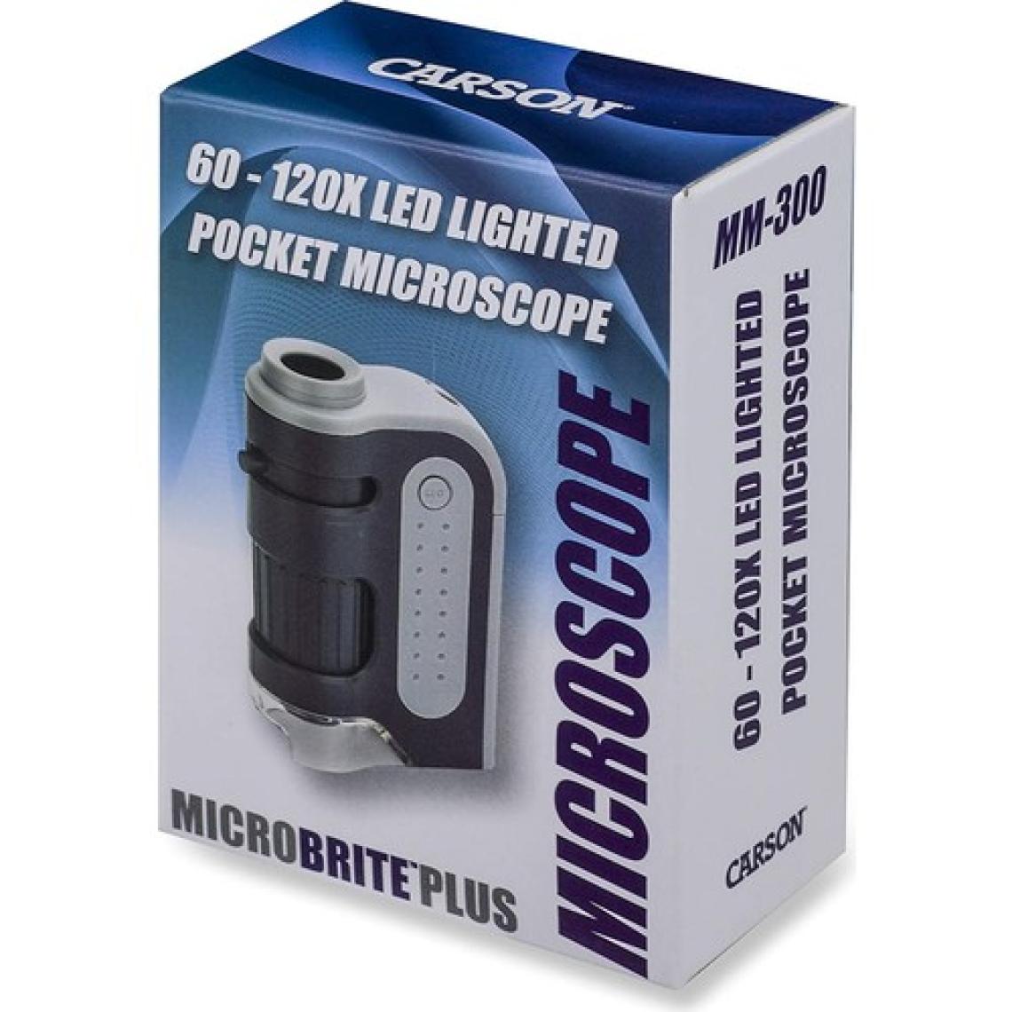 Carson 60X-120X Micromax LED Işıklı Cep Mikroskobu MM-300