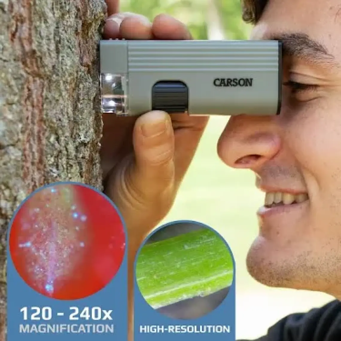Carson Micropen LED Işıklı 24X-53X Kalem Boy Cep Mikroskobu MP-300