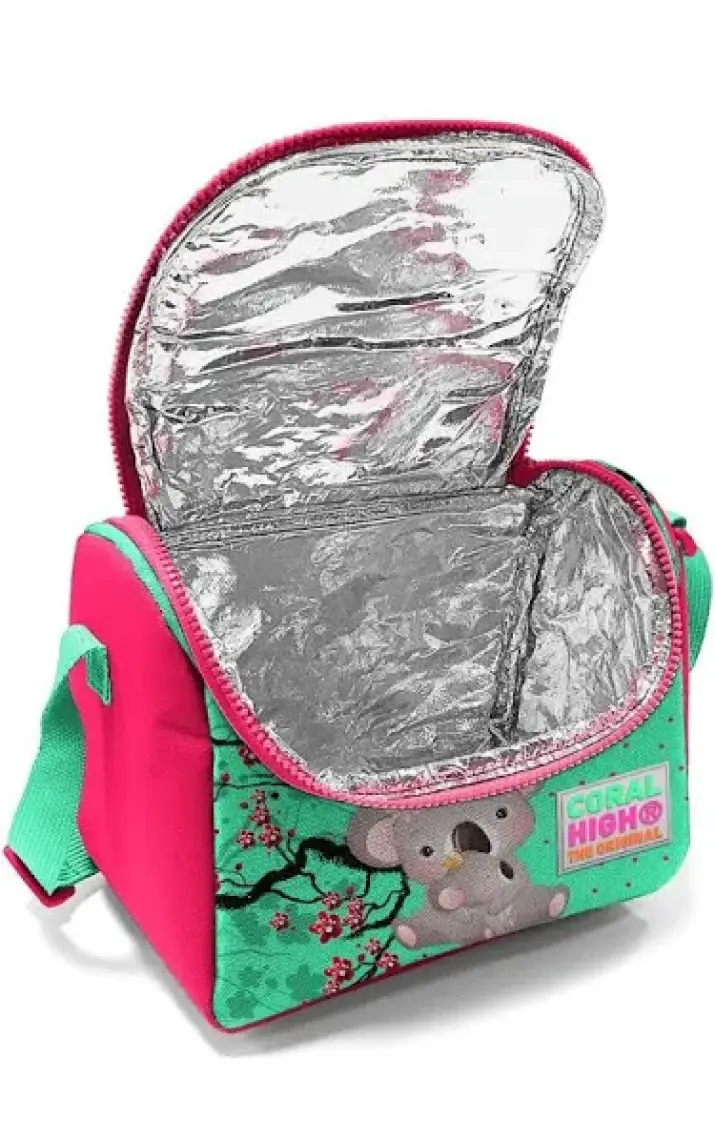 Coral High Kids Su Yeşili Neon Mercan Thermo Beslenme Çantası 22713