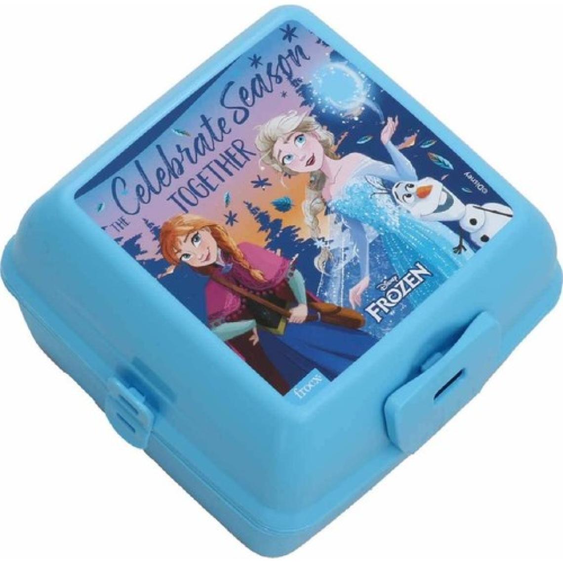 Frozen 4 Bölmeli Plastik Beslenme Kutusu Mavi (OTTO-42544)