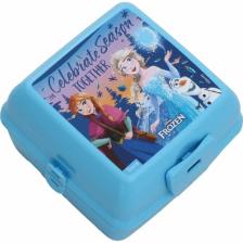 Frozen 4 Bölmeli Plastik Beslenme Kutusu Mavi (OTTO-42544)