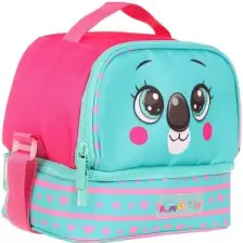 Kaukko Kids Iki Gözlü Isı Yalıtımlı Kız Çocuk Sevimli Koala Yeşil Beslenme Çantası
