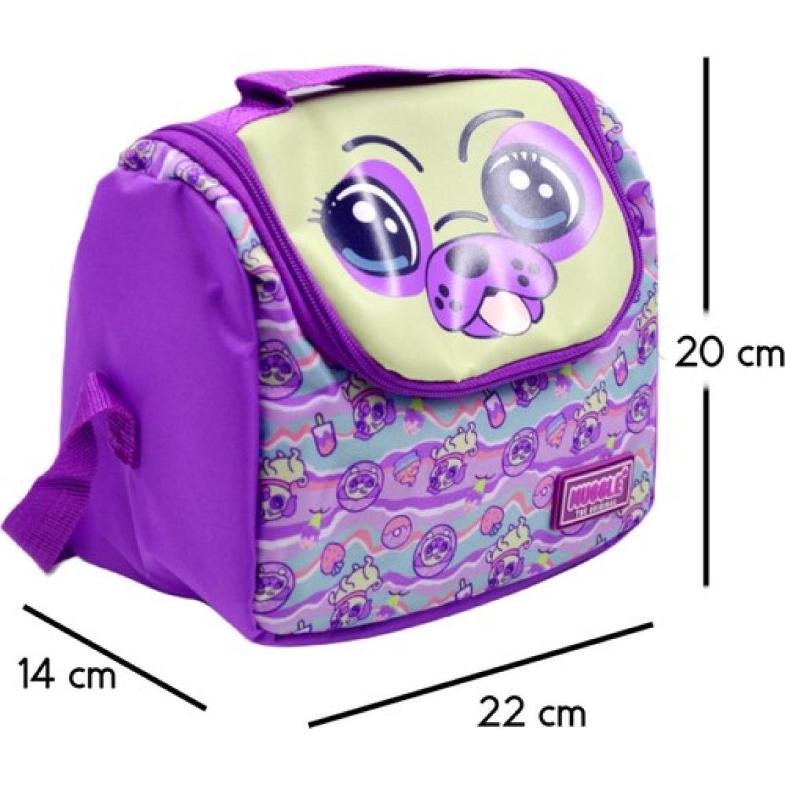 Muggle Termoslu Dog Mor Beslenme Çantası (MU-7006)
