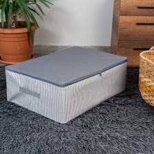 Nacarev Mega Boy Çizgi Desen Baskılı Antrasit Baza Altı Düzenleyici Hurç 75x40x20 cm