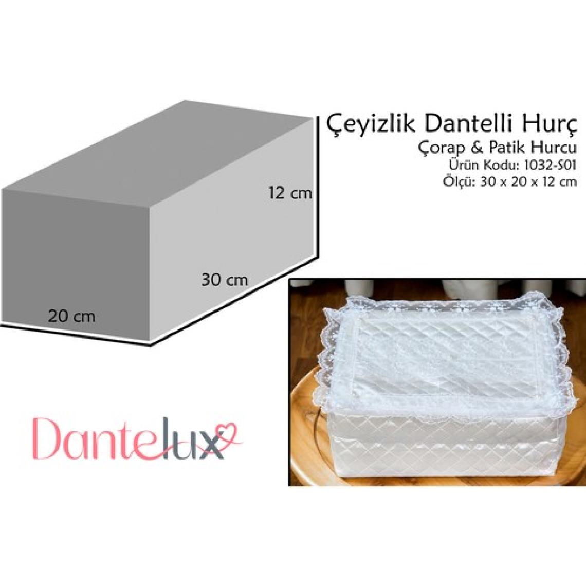 Dantelux Dantelli Çeyizlik Hurç