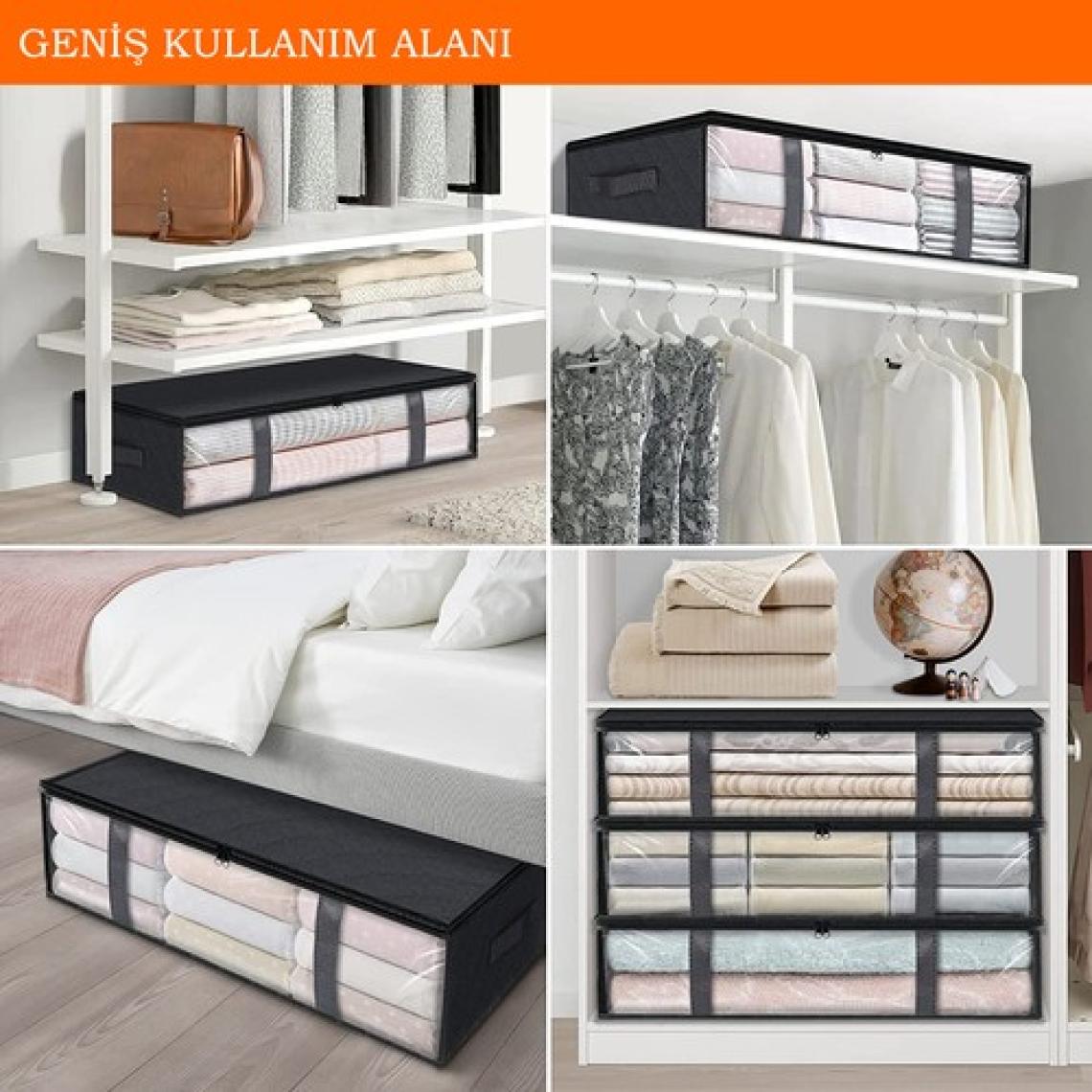 Rek Home Pencereli Baza Altı Hurç / 60 x 45 x 15 cm