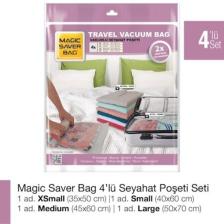 4'lü Seyahat Poşeti Roll-up (Xs+s+m+l)