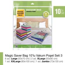 Magıc Saver Bag 10'lu Vakumlu Poşet Seti 3