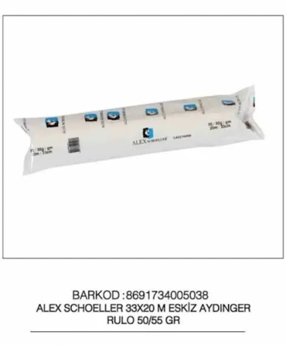 Alex Schoeller Eskiz Kağıdı 20X33 Cm Rulo 50/55
