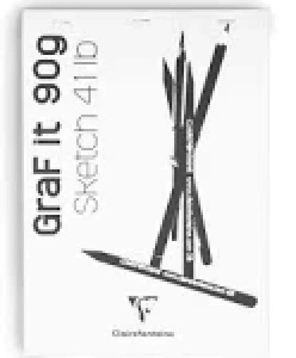 Clairefontaine Graf İt Beyaz Çizim Blok 80 Yaprak 90 Gr. A4
