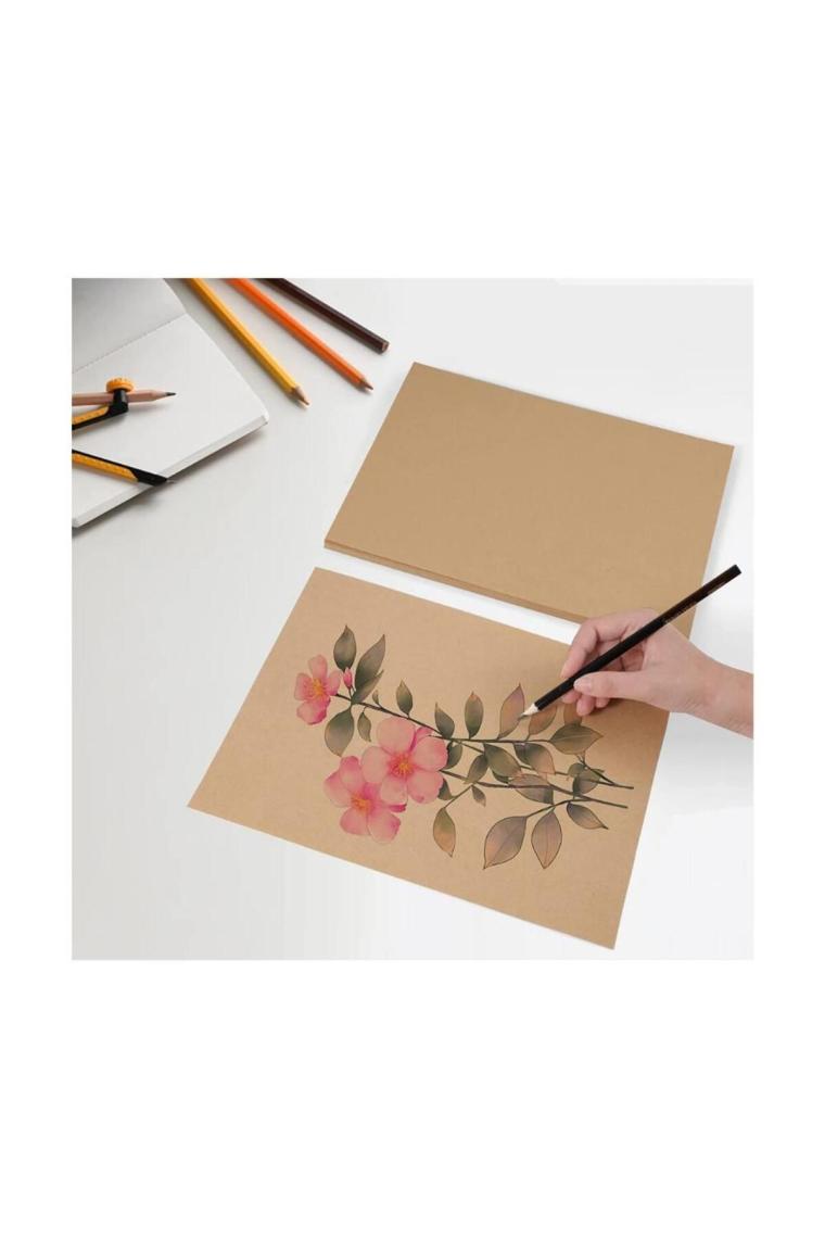 Artlantis A4 Kraft Kağıt 80 gr 100 Adet Artlantis Kraft Saman Kağıt 100 Adet
