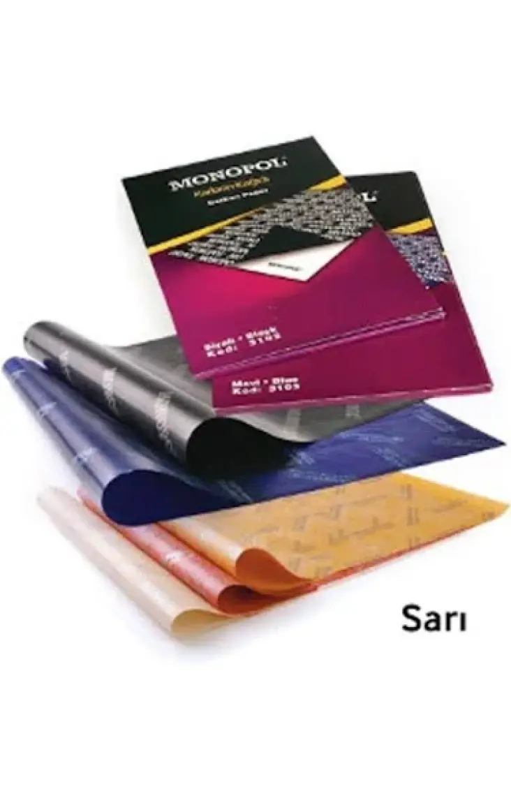 Monopol A4 Karbon Kağıdı 5'Li - Sarı