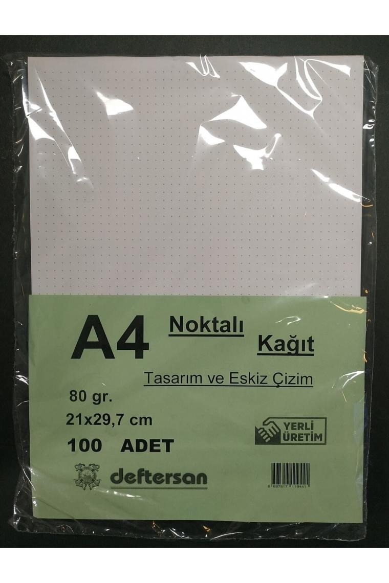 A4 Noktalı Kağıt 100 Yaprak 80 Gram