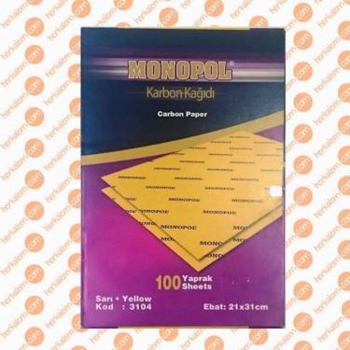 Monopol A3 Karbon Kağıdı 5'Li - Sarı