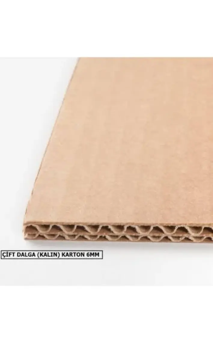 Empa Oluklu Mukavva Karton 12'li Paket  6 mm 70 x 100 cm