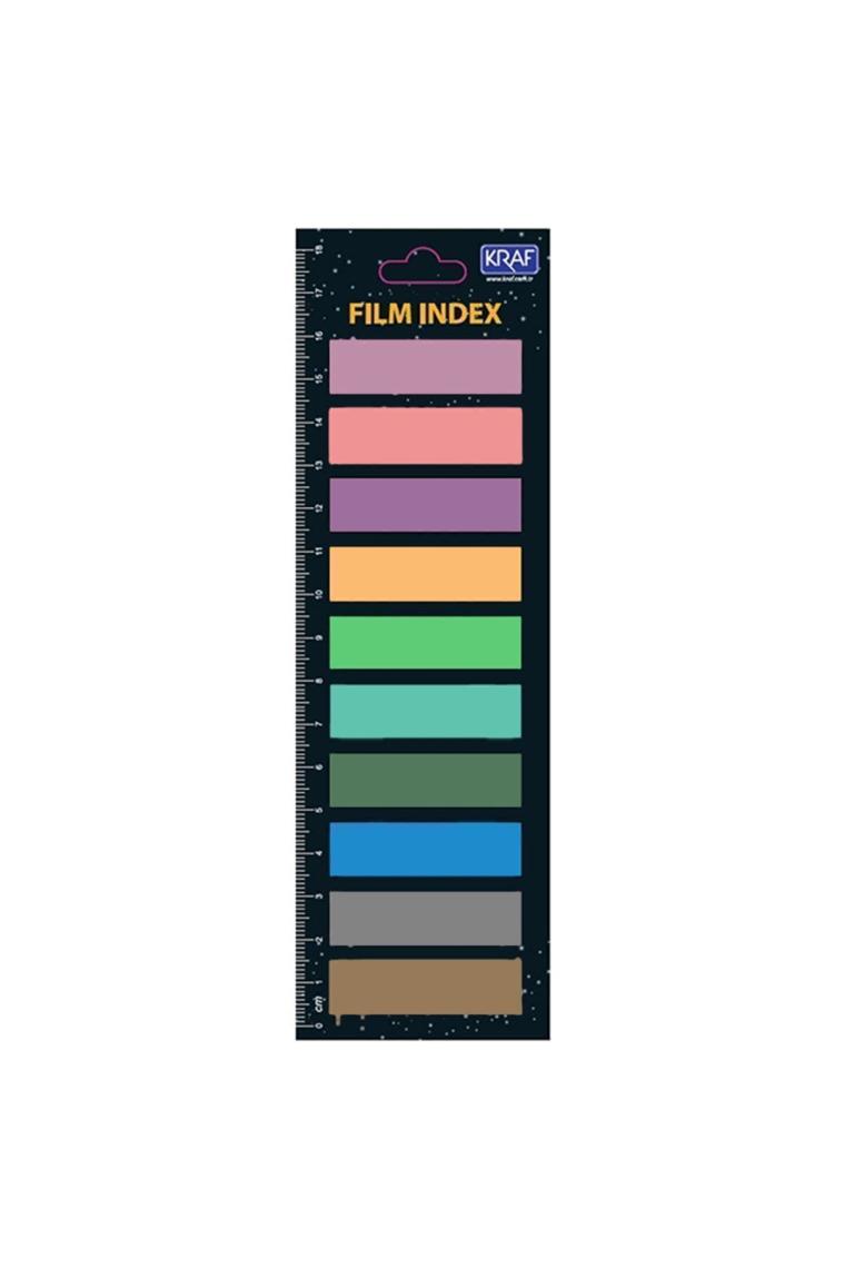 Film Index Yapışkanlı Not Kağıdı 13x44mm 10 Renk X 20 Yaprak