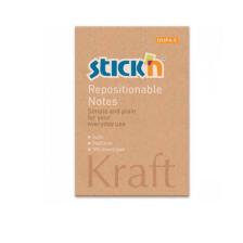 Yapışkanlı Not Kağıdı 76*51 Kraft 100yp 21638