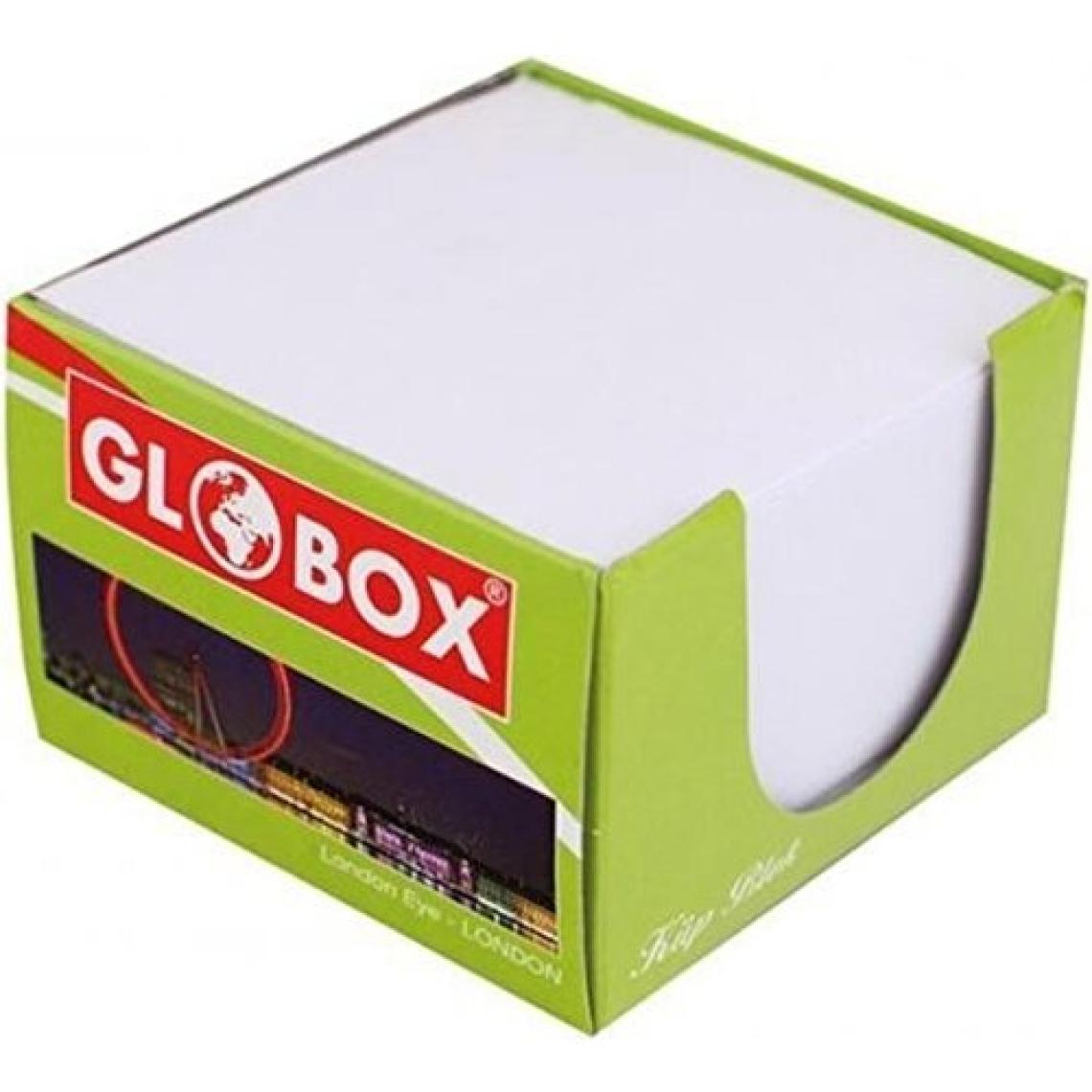 Globox 8X8 cm Küp Blok Beyaz
