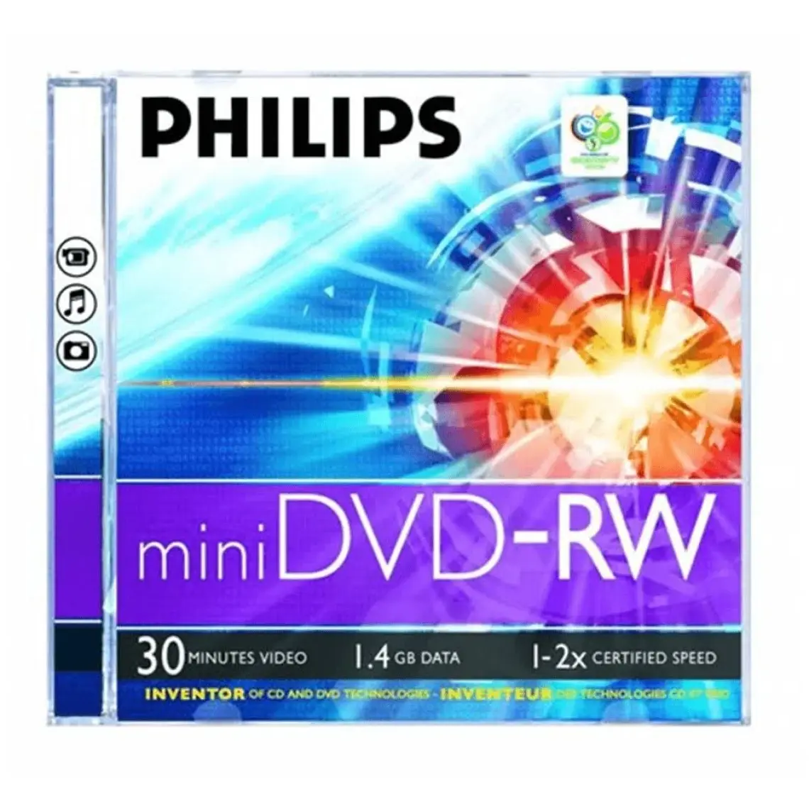 Philips Mini Dvd-Rw 2x 1,4gb 10'Lu Paket
