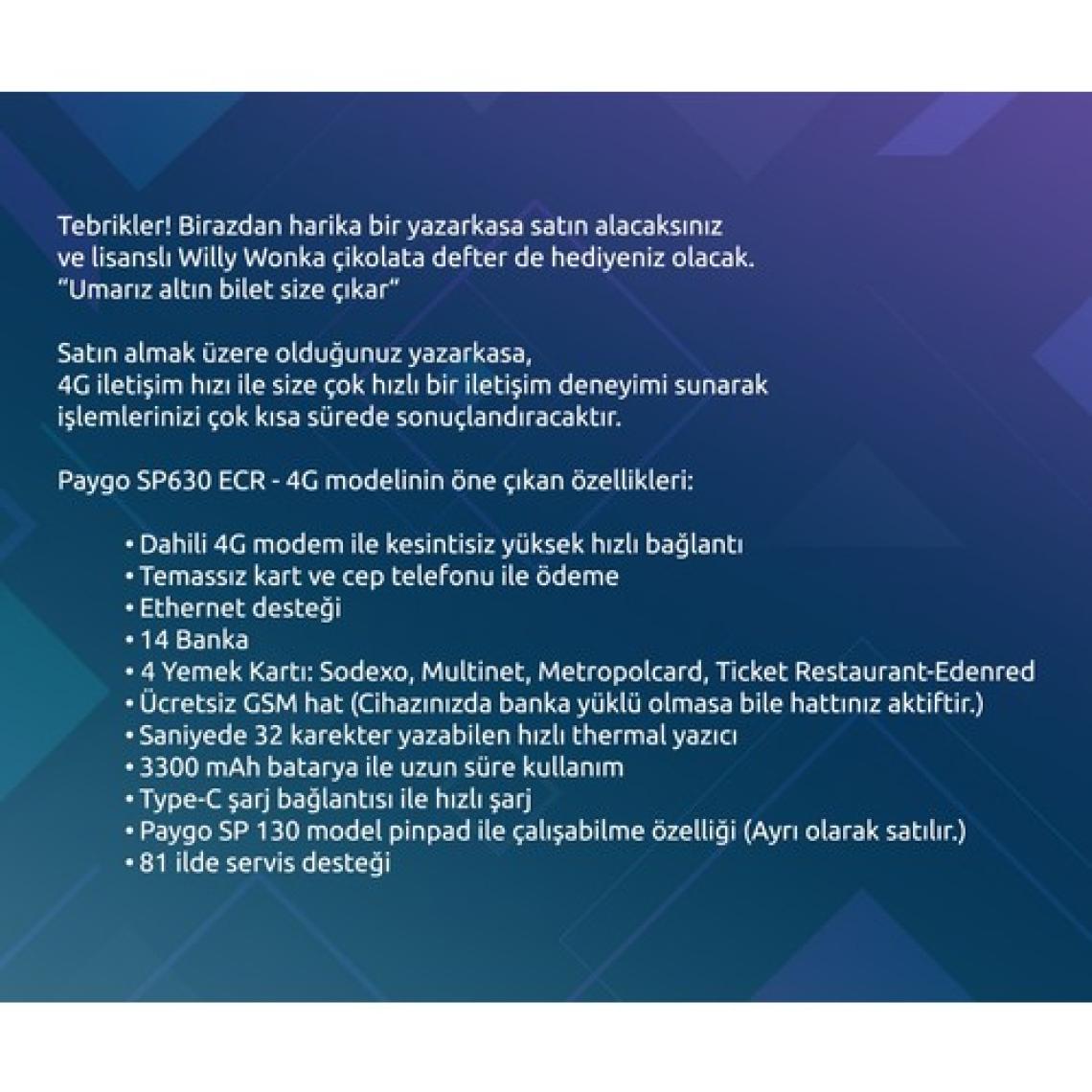 Paygo Sp 630 Pro - 4g