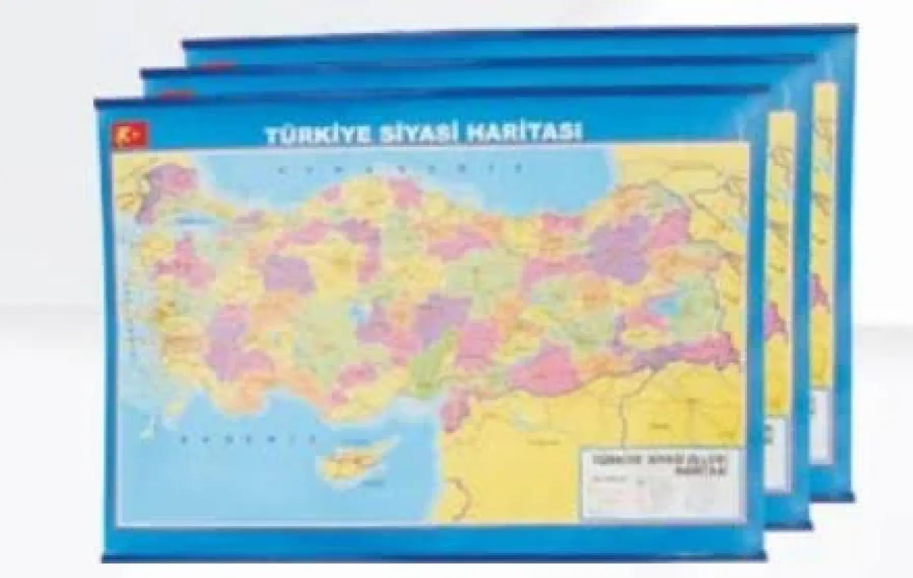 İnter Harita Dünya Siyasi-Fiziki Askılı 819