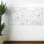 Mazsay Yazılabilir Türkiye Haritası Manyetik Duvar Stickerı 110 x 56 cm (4172)