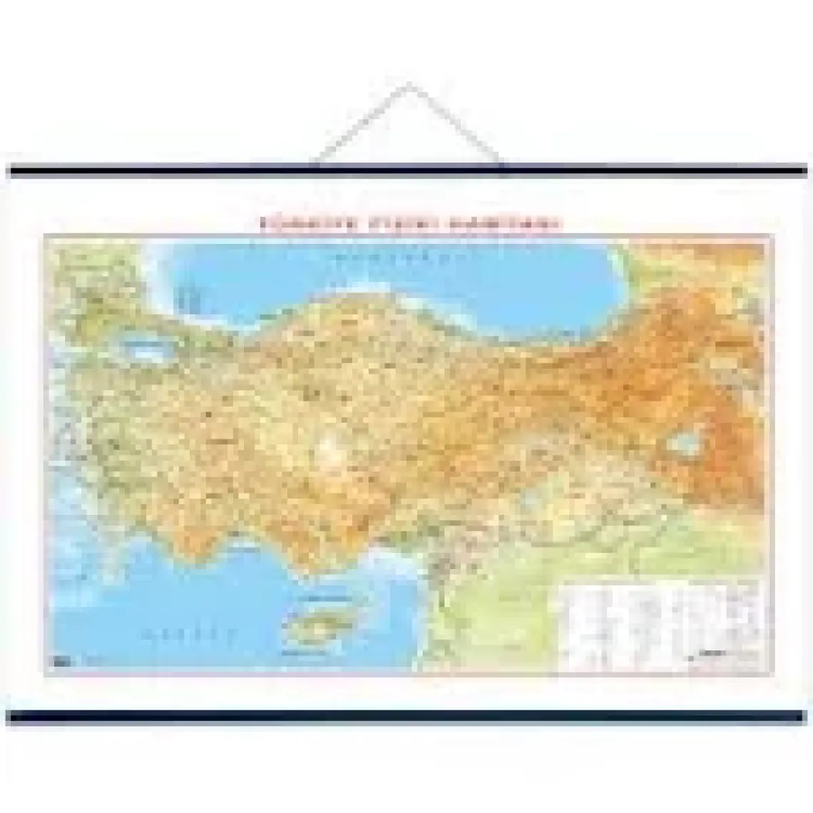 Gürbüz Yayınları Türkiye Fiziki 100 x 140 cm