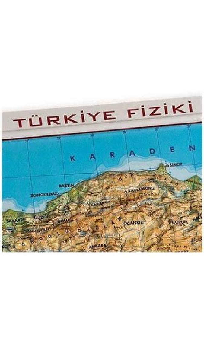 35x50 Kabartma Türkiye Fiziki Haritası