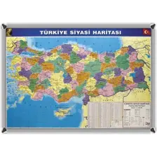 Akyazı 70x100 Türkiye Siyasi Haritası