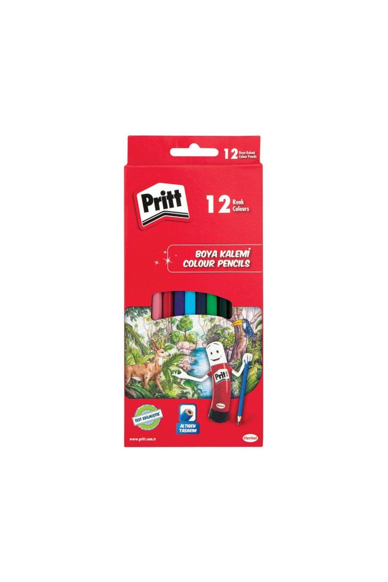 12 Li Silinebilir Pastel Boya - Mum Boya