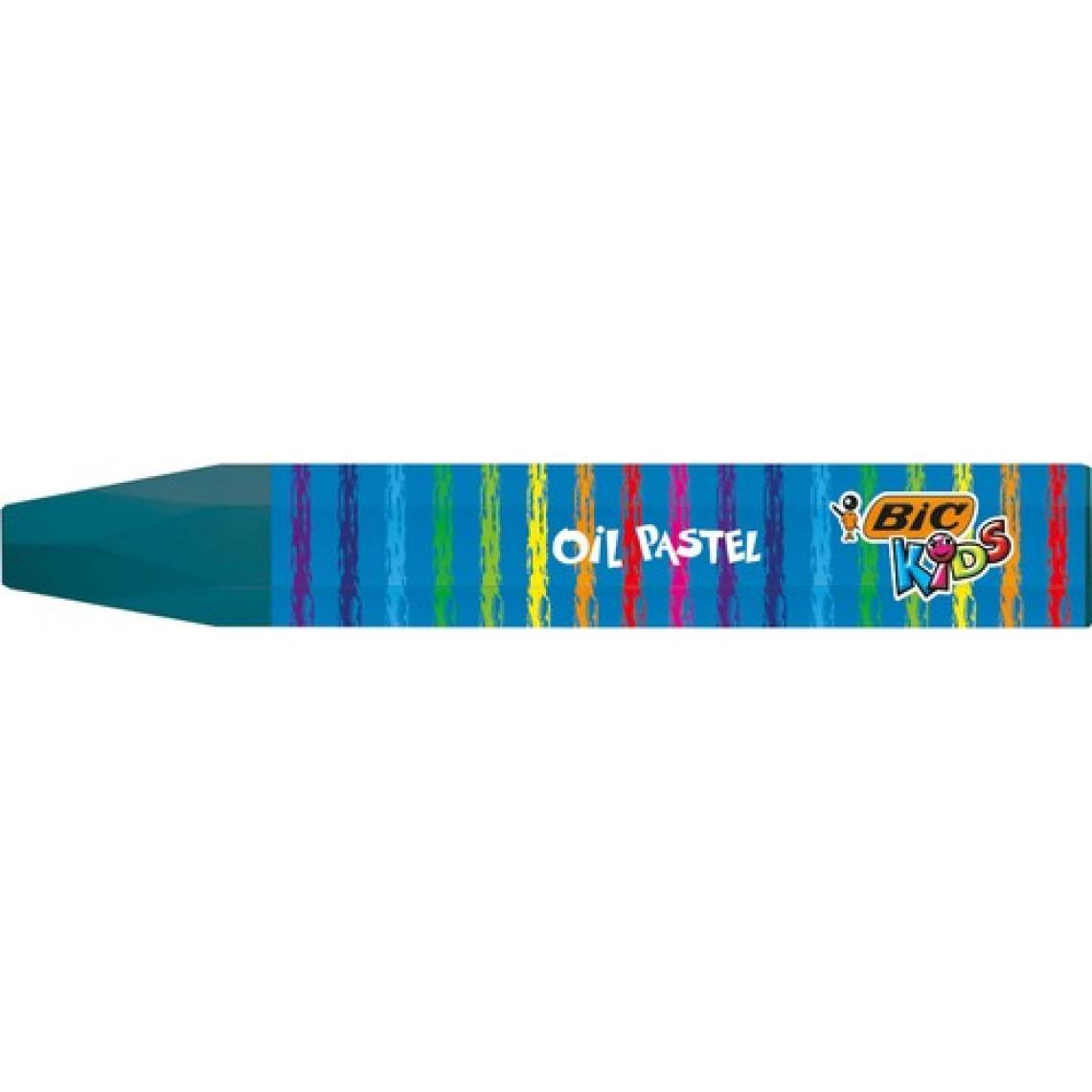 Bic Kids Yağlı Pastel Boya Çantalı Plastik Kutu 24 Renk