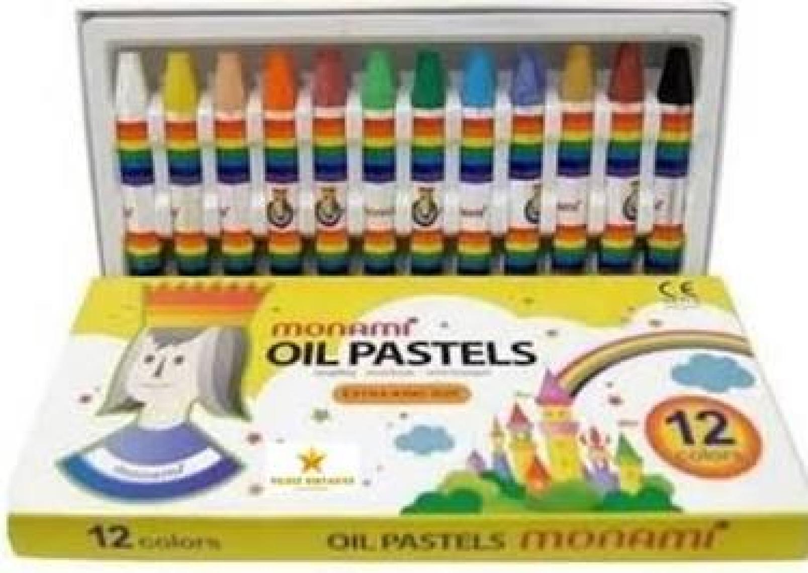 Monami Pastel Boya 12C Renk Oıl