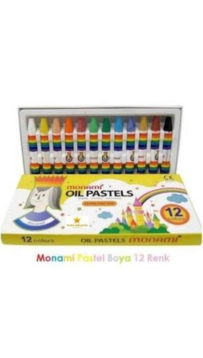 Monami Pastel Boya 12C Renk Oıl