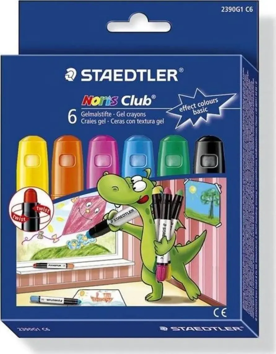 Staedtler Noris Club Jel Pastel Boya Efekt Renkler 6 Renk 2390 G1C6