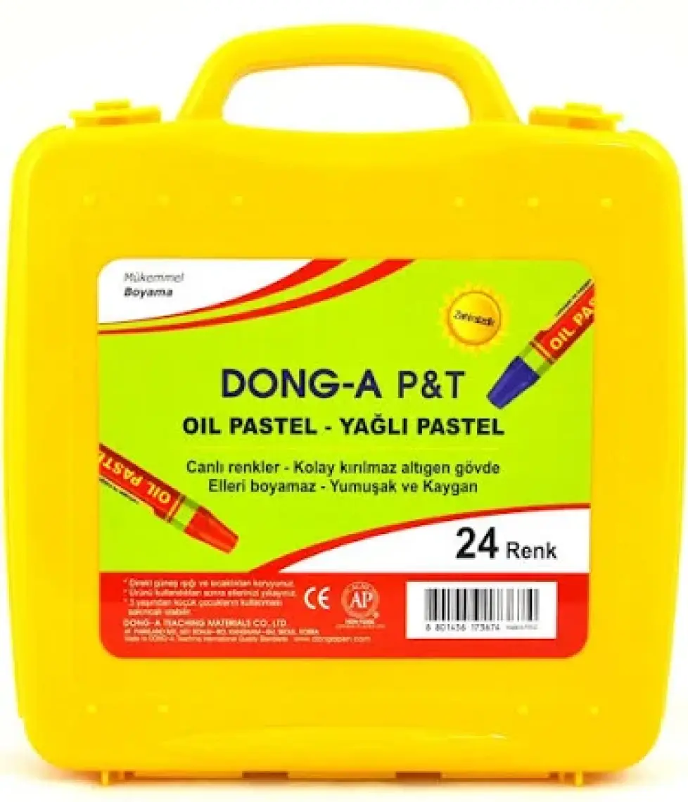 Dong-A 24 Renk Pastel Boya (Plastik Çantalı)